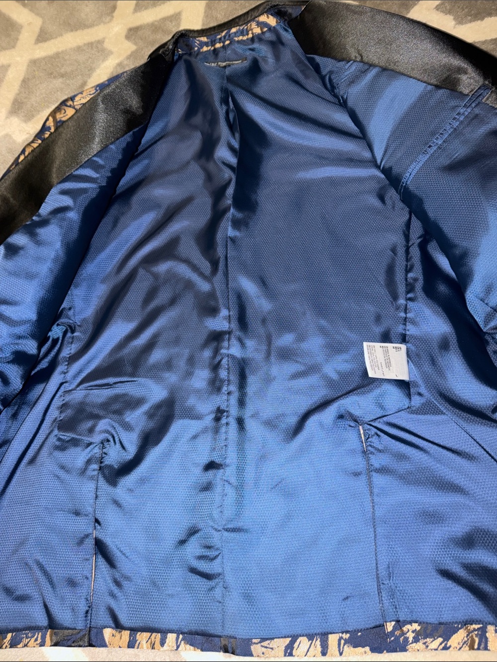 Men’s 42R jacquard INC blazer - worn once - Picture 5 of 5